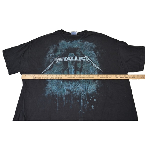 Metallica Death Magnetic Band‎ Concert T-shirt 2008 Hanes Heavyweight Mens XXL - Picture 6 of 8